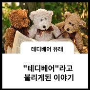 테디베어 유래🧸