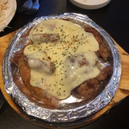 중곡동 치즈통닭구이 맛집 참나무로 바베큐