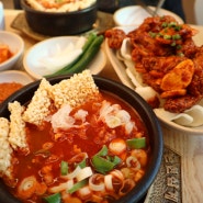 동탄 센트럴파크 맛집 :: 논현 삼계탕&죽에서 얼큰하고 맛있는 누룽지닭개장 먹부림 !