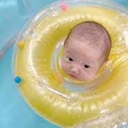 [육아일기] D+70 아기수영장 좋아해요👶 영유아 건강검진 1차