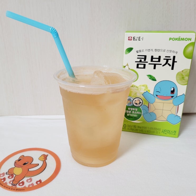 담터 포켓몬 콤부차 샤인머스켓 구매 후기(랜덤 코스터 포함) : 네이버 블로그