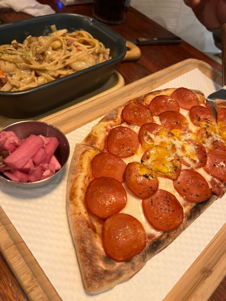 피자오 : 다산 현대아울렛 스페이스원 피자 맛집