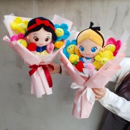 졸업식/발표회 인형 꽃다발 (군자 꽃집 에버블룸)