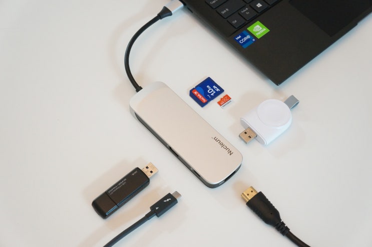 USB C타입 허브 킹스톤 Nucleum 7in1 멀티 허브 강추 : 네이버 블로그