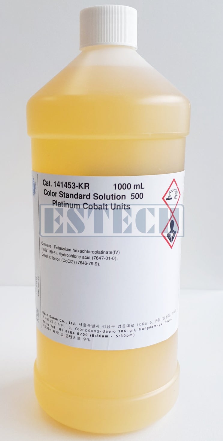 HACH 1414-53 색도 표준 용액 하크 141453-KR 표준액 물질 Color Standard Solution : 네이버 블로그