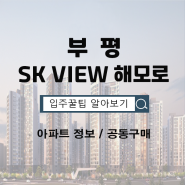 트리플 역세권 부평 SK VIEW 해모로 신진홈케어