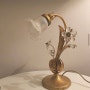 독일앤틱램프 : 앤틱조명 플라워모티브 빈티지램프 탁장램프 Messing lamp