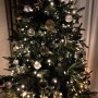 겨울 가정용 크리스마스트리 장식 집 꾸미기 크리스마스트리 나무 만들기 전구 감기