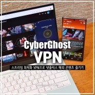 넷플릭스 우회 최적화 컴퓨터 모바일 VPN 사이버고스트VPN 사용법