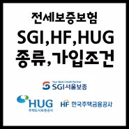 [전세금 반환 보증보험] 미등기 신축아파트 전세보증보험 가입되나요?HUG,HF,SGI 보증보험3사 비교!!