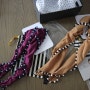 봄여름 스카프 Lele Sadoughi Beaded Scarf