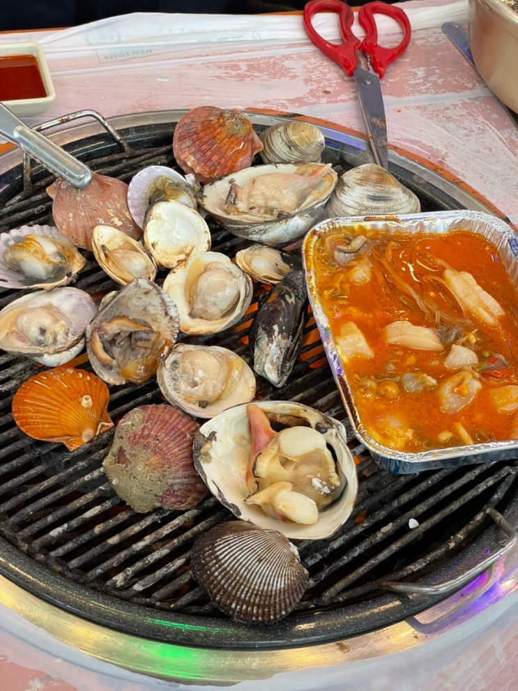 [당진 맛집] 당진 삽교호 놀이동산 앞 조개구이 맛집 ; 영미네 / 청해조개구이 : 네이버 블로그