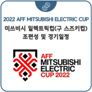 2022 AFF 미쓰비시 일렉트릭컵(구 스즈키컵) 개요·조편성·경기일정 및 결과