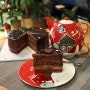 홈카페 디저트타임 고디바 다크 초콜릿 케이크 (GODIVA dack chocolate cake)