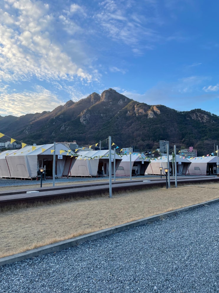 충남 공주 동학사 글램핑 베스트필드 캠핑