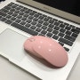 [큐센 BM1100] 블루투스 마우스/ 무선 마우스/ 나의 예쁜 핑크색 마우스 자랑♥
