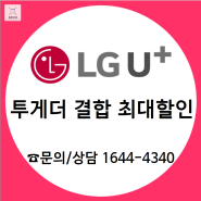 LG U+유플러스 투게더 결합 최대할인 핸드폰 요금제 프로모션
