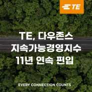 TE, 다우존스 지속가능경영지수 11년 연속 편입