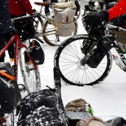 태안 폭설 겨울 바이크패킹 (자전거캠핑) 1편