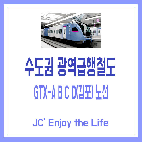 수도권 광역급행철도 차량 최초 출고와 GTX-A B C D(김포) 노선 간단 정리 : 네이버 블로그