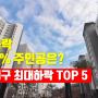22년 11월 대구 아파트 최대하락 TOP 5