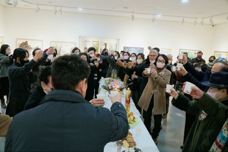 2022소석회_한국화 64인전 오픈 : 네이버 블로그
