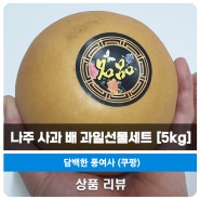 사과 배 과일선물세트 추천 [5kg], 담백한 풍여사