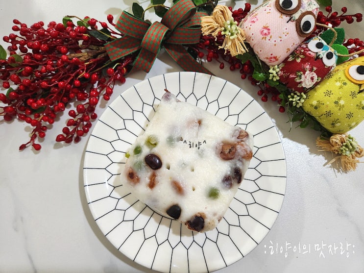 백설기 설기떡 찜기에 쪄서 간식 먹기 : 네이버 블로그
