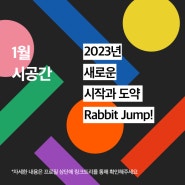 1월간 시공간 | 23년 새로운 시작과 도약 Rabbit Jump!