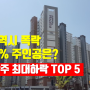 22년 11월 광주광역시 아파트 최대하락 TOP 5