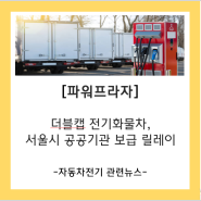 파워프라자 더블캡 전기화물차, 서울시 공공기관 보급 릴레이