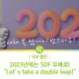 [SDF 뉴스] 2023년에는 SDF 두배로! "Let's take a double leap!"