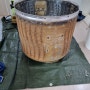 부산 세탁기청소 에어컨 분해 세척(사하구 한신 플러스 아파트) 삼성 김연아 스탠드 에어컨, 16kg 통돌이세탁기