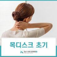 목디스크 초기 백석역재활병원에서 해결