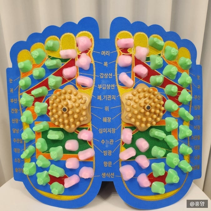 헬스원 발지압 매트로 간편하게 발마사지 건강 선물 추천 : 네이버 블로그