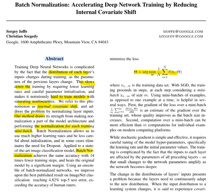 [논문리뷰-30] Batch normalization: accelerating deep network training by ...