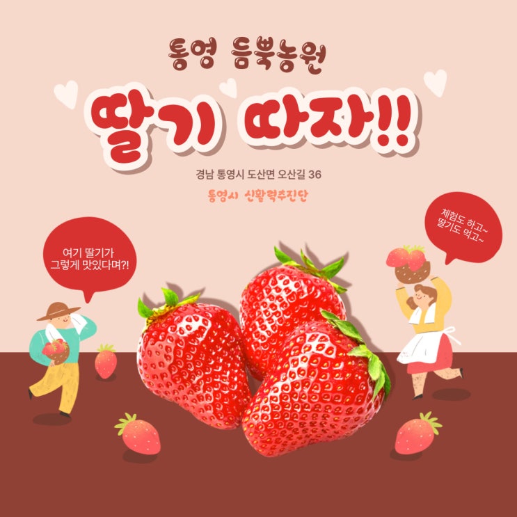 통영 듬뿍 농원 딸기 따기!! _ 인터뷰 편