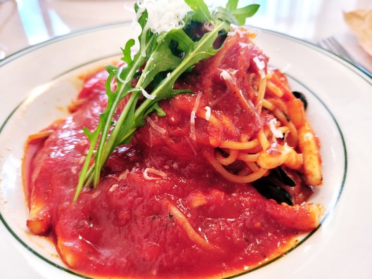 교대역맛집, 토마토 파스타가 맛있는 미테이블 교대직영점