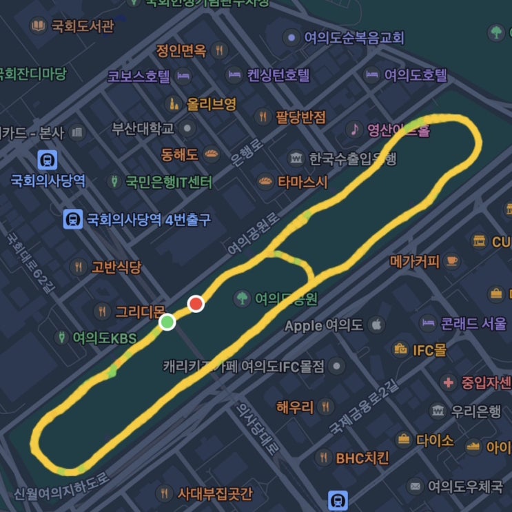 여의도 공원 6.5km 러닝 후기 (여의도 러닝 크루) : 네이버 블로그