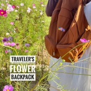 여행백팩,데일리백팩 모두 사용가능한 보헤미안스타일 사계절 꽃자수백팩