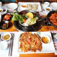 파주 맛집 용궁칼국수에서 칼국수를 건강하게 먹고 삼겹살이 맛난 청이네청도미나리삼겹 섭렵기