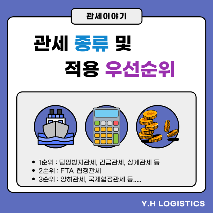 [관세총정리-01] 종류 및 적용 우선순위 : 네이버 블로그