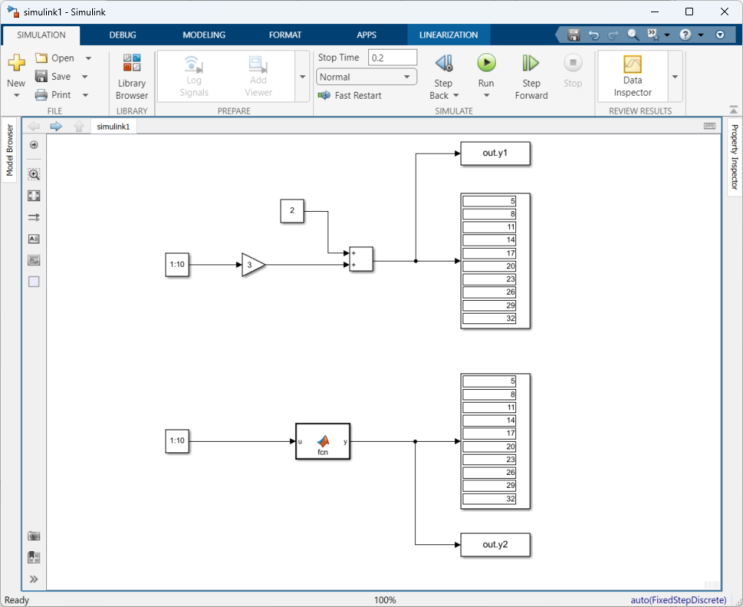 시뮬링크(Simulink) - 수식 모델링(일반적인 방법) : 네이버 블로그