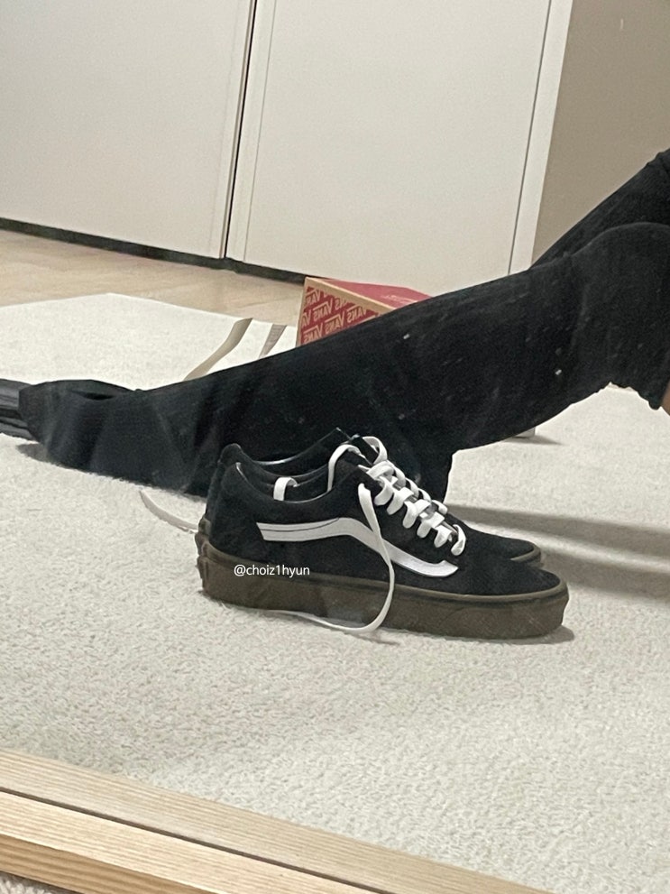 Vans / Old Skool_Black Gumsole (반스 올드 스쿨 검솔 사이즈 팁, Abc마트 할인) : 네이버 블로그