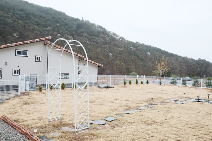 정원 꾸미기 ♩ 오디가 ODIGA 장미 아치 넝쿨 지지대 설치했어요~ : 네이버 블로그