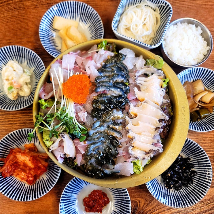 일산 애니골 맛집 | 청초수물회 전복죽 해전 물회 맛집 : 네이버 블로그