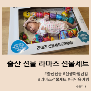 출산선물 추천 신생아장난감 국민육아템 라마즈 선물세트