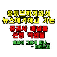 주식 뉴스 안보니까 이제 유튜브까지 와서 XX (증권사 애널, 은행직원들 말 믿지마.)