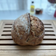 [비건빵.무반죽]왕초보도 쉽게 만들 수 있는 잡곡 천연발효빵!! Super easy!Homemade! Whole grain Sourdough Bread!