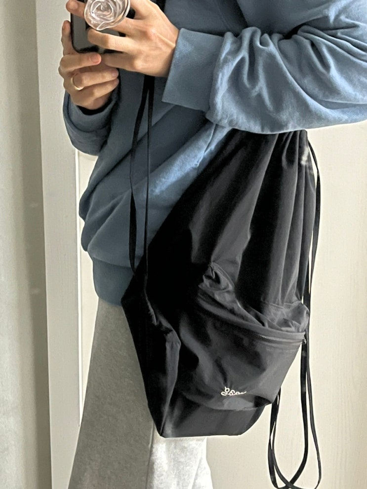 헤이그 백팩 | haag a string backpack black | 잔스포츠 하프파인트와 비교 : 네이버 블로그
